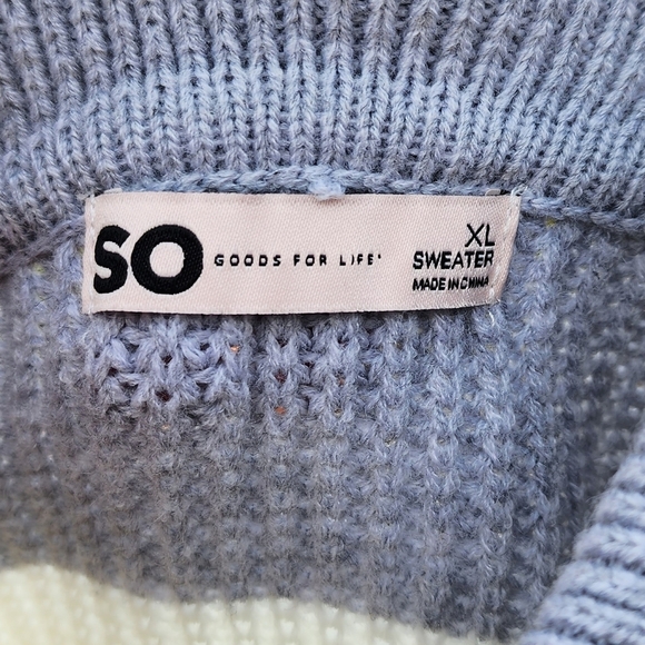 Knit Stripe Longsleeve oversize Sweater - Picture 2 of 10